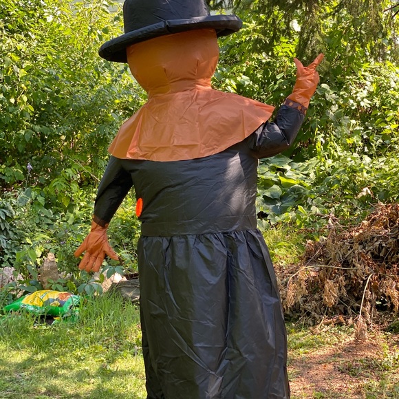 Plague doctor inflatable comedy Halloween costume - Picture 4 of 13